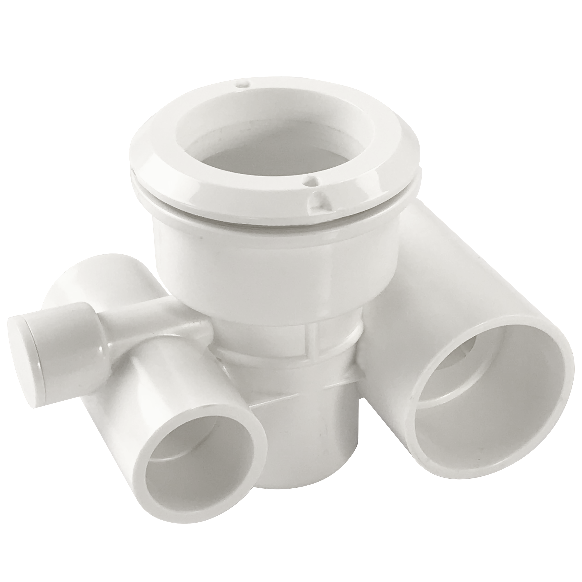 Emaux-EM0031-water-tee-body-w Emaux EM0031 water tee body in white