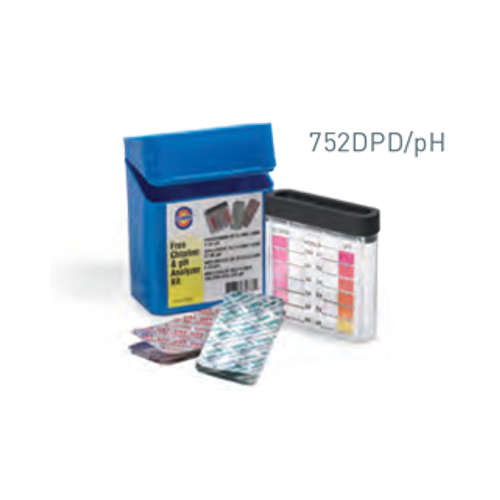 Pentair Rainbow 200063 Model 752DPD/PH Free chlorine and pH analyzer test kit with DPD and pH tablets included, 30 tabs each.