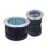 A pair of Pool Guard recessed underwater LED lights.