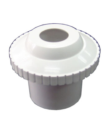 Pentair #540035 white directional fitting with 1-1/2 inch slip inlet, 1/2 inch opening