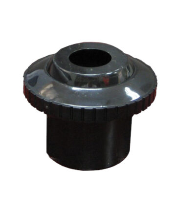 Pentair #540043 black directional fitting with 1-1/2 inch slip inlet, 3/4 inch opening
