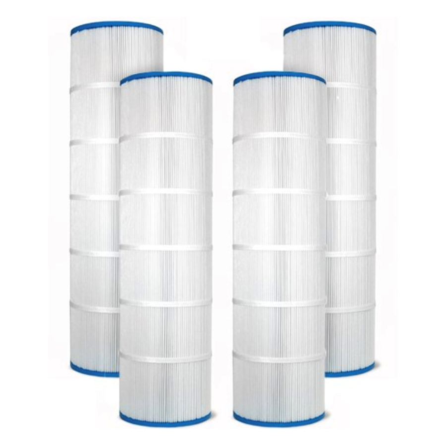 Pool-Guard-cartridge-element-replacement A group of Pool Guard cartridge element replacement, white in colour