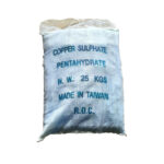 Granular cpper sulphate in white woven bag, 25kg
