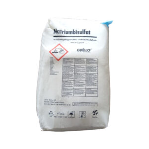Granular dry acid in white plastic packing, 25kg
