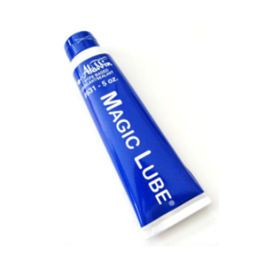 A tube of Magic lubricant for underwater uses