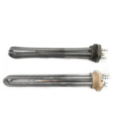 A pair of stainless steel heating element