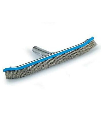 Pentair R111646 #718 18-inch algae brush with stainless steel bristles and aluminium handle for concrete pools