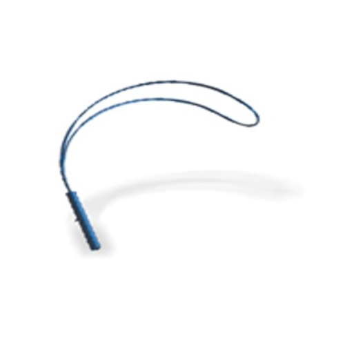 Pentair R221026 blue safety hoop for rescue purposes. Handle can be attached to a swimming pool non-telescopic pole.