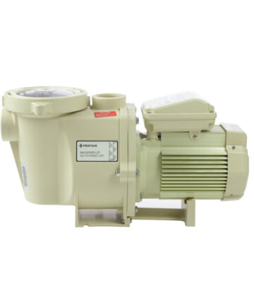 Pentair WhisperFlo self-priming pump, beige-coloured with transparent lid for prefilter