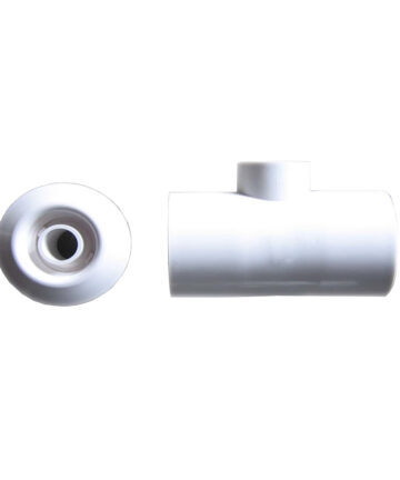 Hydro-Air 1.5" white gunite venturi tee short version model 10-4310