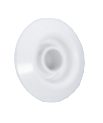 Hydro-Air 1.5" white wall inlet nozzle model 10-3420