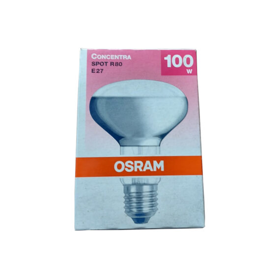 Osram e27 bulb box cover with preview of bulb