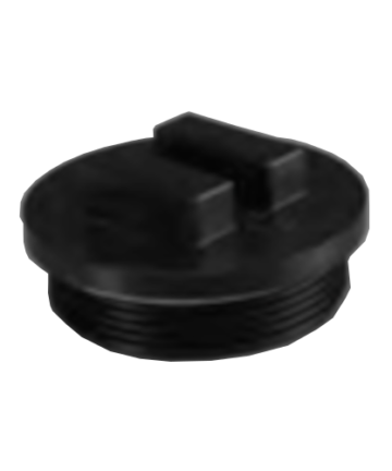 Pentair #552624 black 1-1/2 pool plug fitting with o-ring