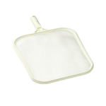 Emaux CE105 hand skimmer in PP and nylon material in white colour