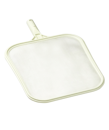 Emaux CE105 hand skimmer in PP and nylon material in white colour