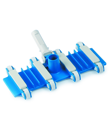 Pentair's Superflex vacuum head, model number #203, which is in blue and white colours.