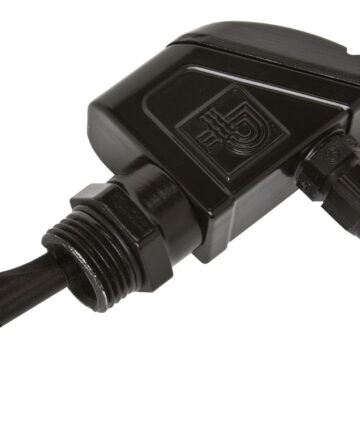 Pahlen new design black-coloured threaded flow switch for Pahlen Compact electric heater models.